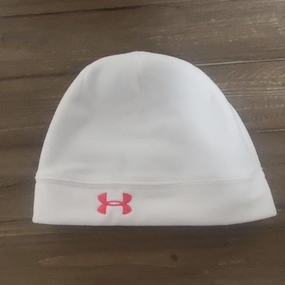 under armour white beanie